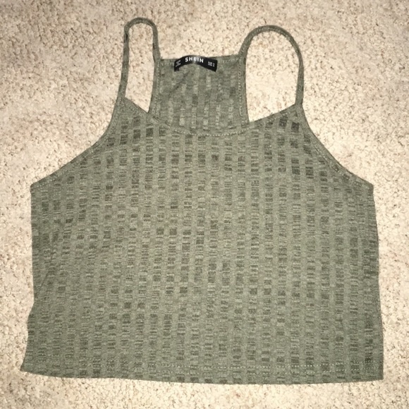 Shein halter crop top🌿 - Picture 1 of 5